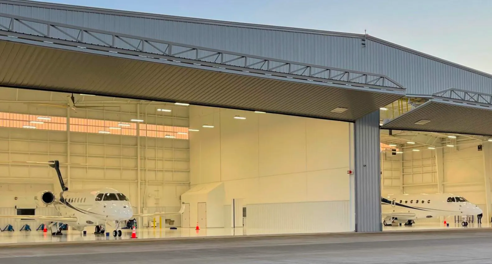 Jet Hangar Background
